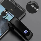 Makaralı tek kulaklık mikrofonlu led göstergeli 20saat konuşma süreli stereo bluetooth kulaklık - B3B - KolayMagza