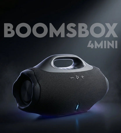 Boomsbox 4 mini hoparlör mikrofonlu 2000mah powerbank özellikli 10 metre menzilli 5 saat müzik süreli