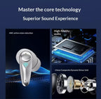 YX37 True Wireless Kablosuz Oyuncu Kulaklığı - Ultra Düşük Gecikme, 4-Mikrofon ANC & ENC, 2.4G Dongle Destekli Bluetooth Kulaklık Alyam