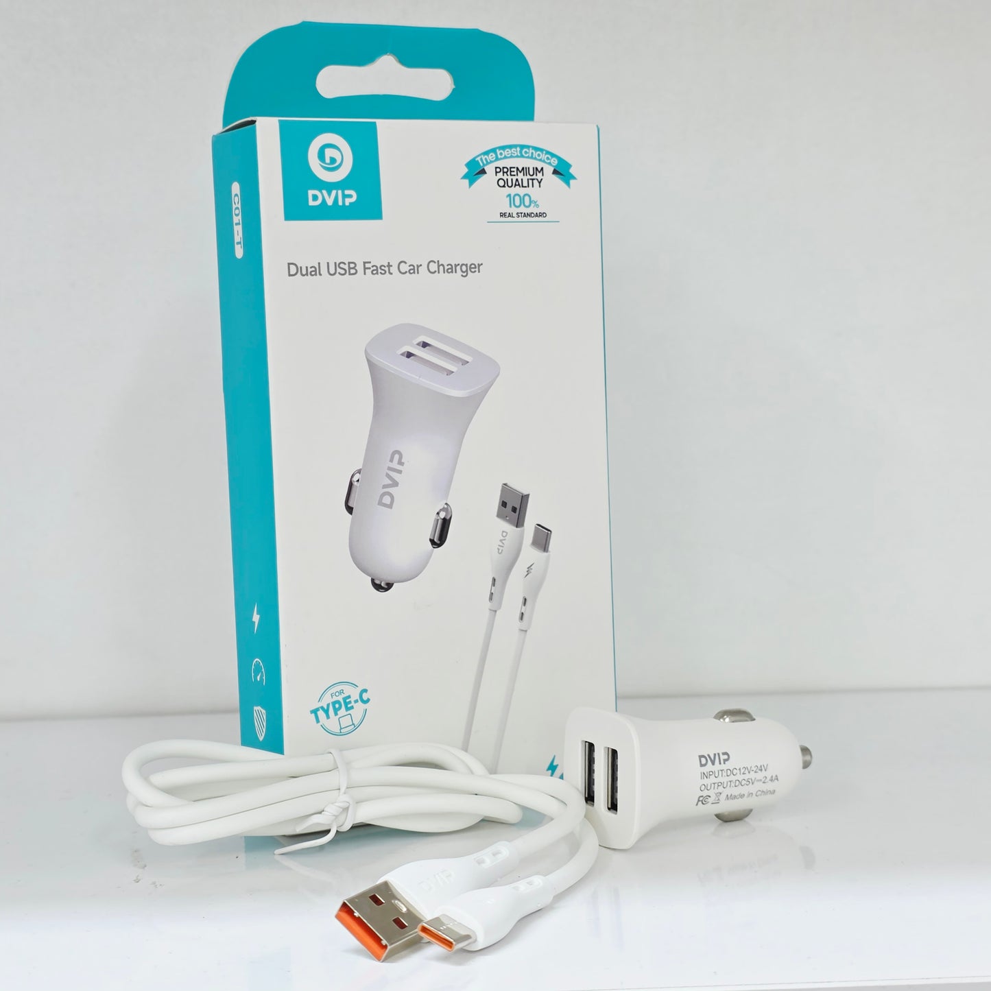 Çift USB girişli 1m Mikro kablolu araç şarj başlık