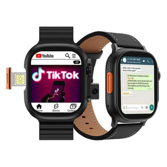 Haino Teko Germany FG-2 5G SIM Internet and Social Media Supported Camera Android Software 49mm Smart Watch - A2N