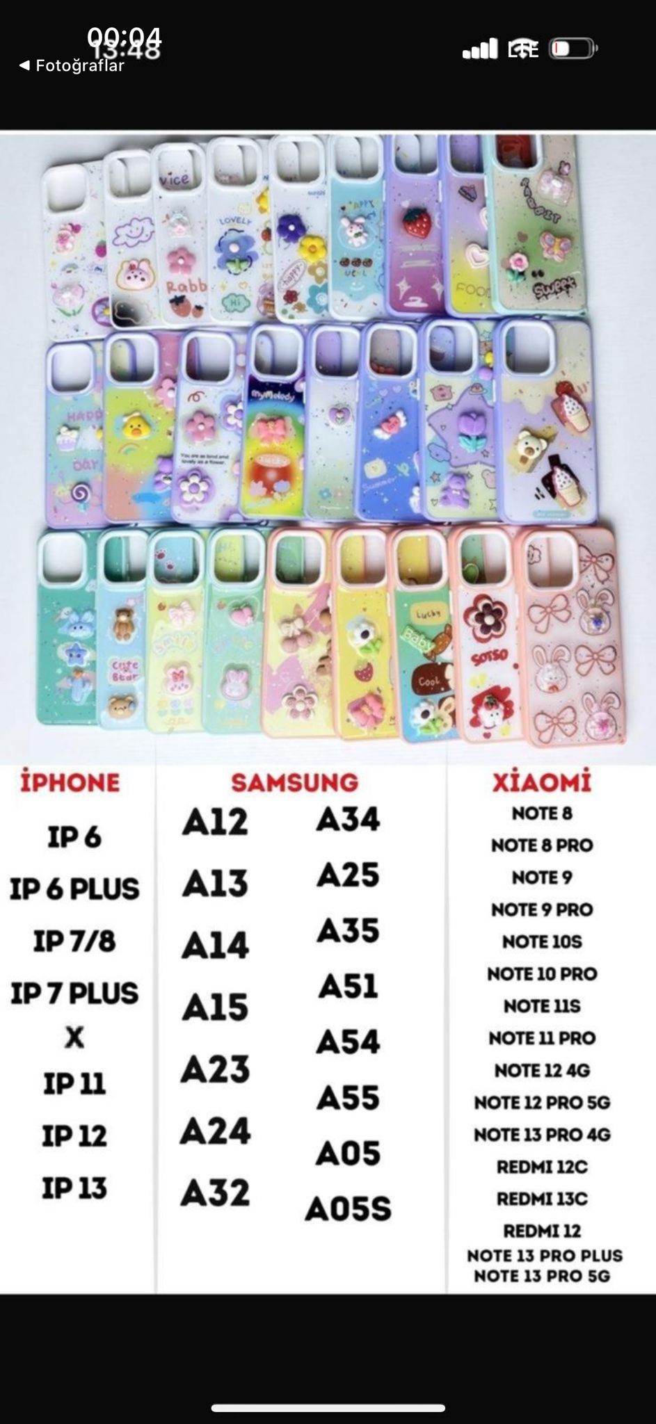 Tüm kılıflar (WhatsApp liste alın) - KolayMagza