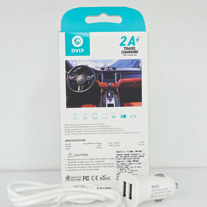 Çift USB girişli 1m Mikro kablolu araç şarj başlık