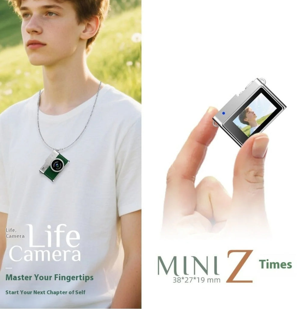 Mini Flip Dijital Kamera - Retro Tasarım Taşınabilir Çocuk Ve Yetişkin Kamerası