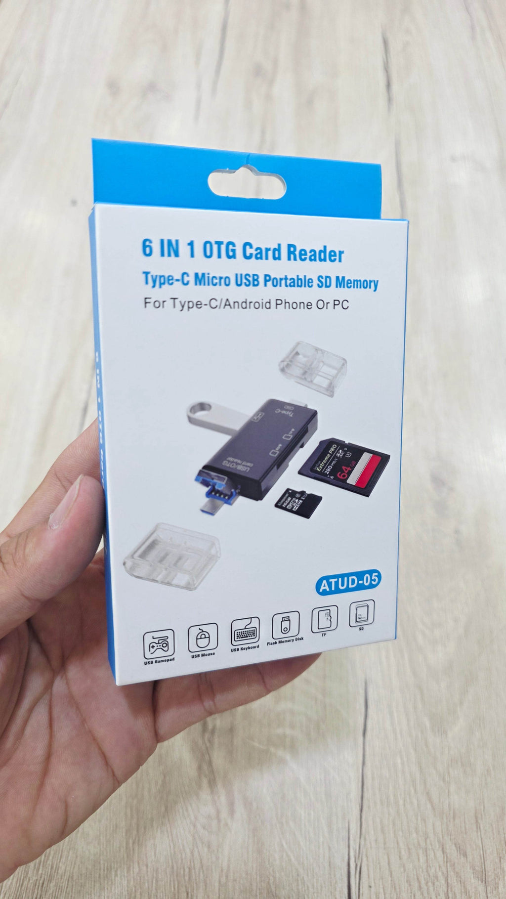 Usb/otg hub type-c - pc ve akıllı telefon uyumlu, çok fonksiyonlu kart okuyucu adaptör yd-40 - D1Z - KolayMagza