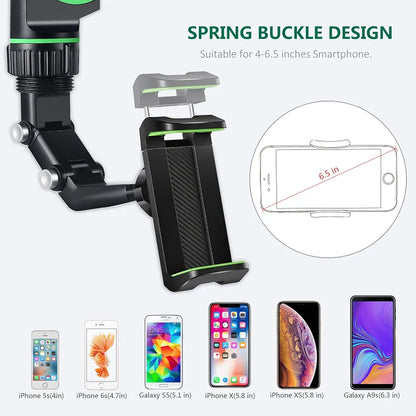 360 degree adjustable vacuum in-car phone holder mounted on the rearview mirror re-03 - R1B
