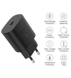 25w typeC çıkışlı süper hızlı şarj destekli adaptör şarj başlık - S1E - KolayMagza KM Technology