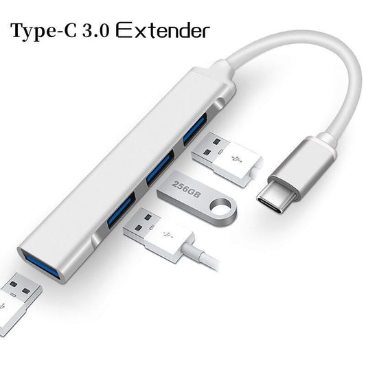 موسع USB 4 في 1 JH112 مع منفذ TypeC