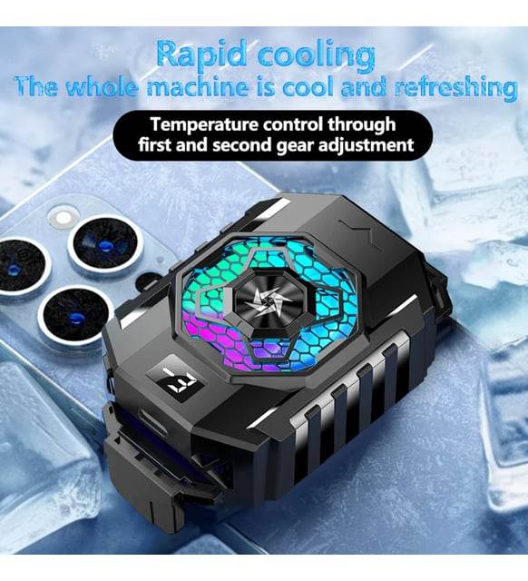 Sl-31 telefon soğutucu – manyetik ve kademeli sıcaklık ayarlı, led göstergeli fan - G3G - KolayMagza