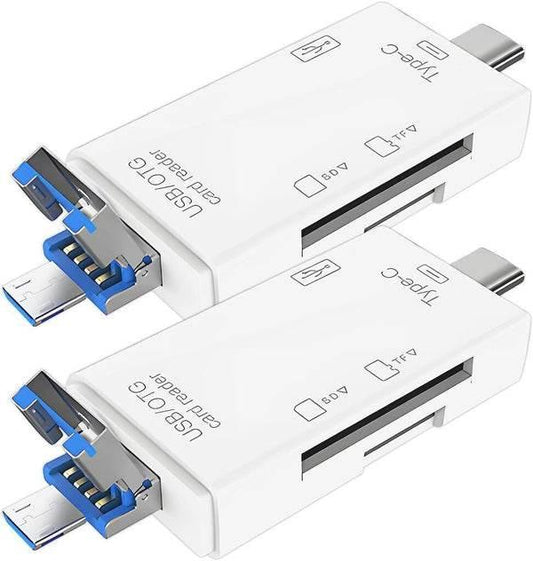 Usb/otg hub type-c - pc ve akıllı telefon uyumlu, çok fonksiyonlu kart okuyucu adaptör yd-40 - D1Z