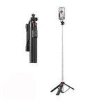 C13 bluetooth kumandalı selfie stick tripod | taşınabilir, katlanabilir, uzayabilir, çok amaçlı telefon tutucu - G4L - KolayMagza