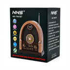 NNS NS-7061BT Nostaljik Görünümlü Bluetooth Şarjlı Retro Radyo Tastech