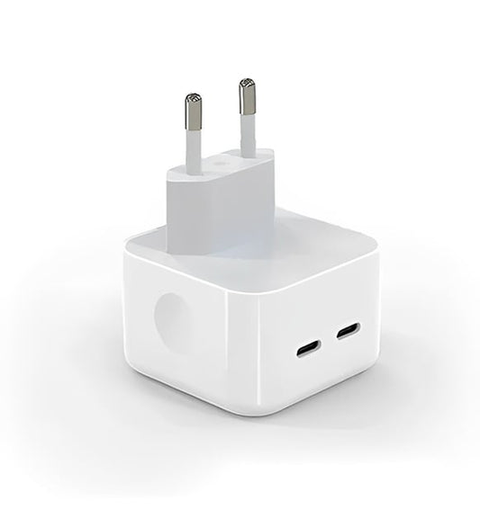 35W çift usb-C girişli ios Android uyumlu hızlı şarj adaptör başlık