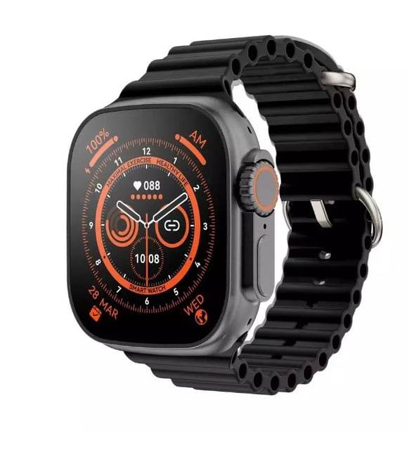 T10 ultra 49mm 2.09” ekranlı akıllı saat – çift kordon, ios & android uyumlu - A1X - KolayMagza