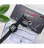 T10 ultra 49mm 2.09” ekranlı akıllı saat – çift kordon, ios & android uyumlu - A1X - KolayMagza