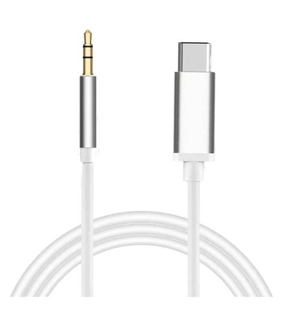 Typec tu aux araç ses aktarım kablosu 1 metre - D1S - KolayMagza